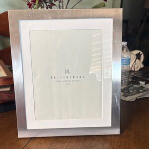 Pottery Barn Brushed Silver Frame